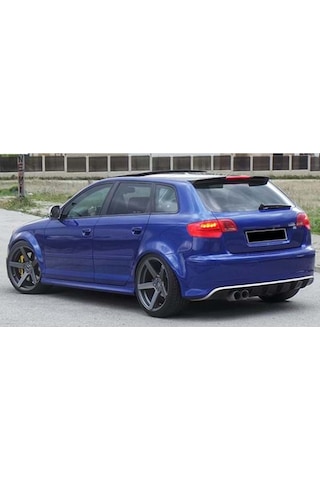 Audi A3 8P/Sb Hb Rs3 Spoiler Piona Black Spoyler 2003 - 2007