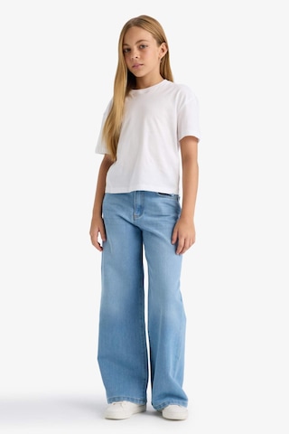 Defacto Kız Çocuk Wide Leg Geniş Paça Jean Pantolon E5881a825aunm39 Mavi