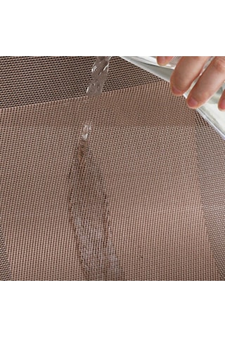 2/4/6 Adet Dikdörtgen Placemat Restoran Yıkanabilir Pvc Dayanıklı Yemek Masası Örgü Paspaslar Çerçeve Teslin Disk Kase Coaster Kaymaz Ped Bej