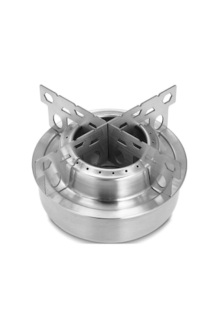 Dianziye Hafif Paslanmaz Çelik Kamp Ocağı Seti - Taşınabilir Ve Dayanıklı Gümüş