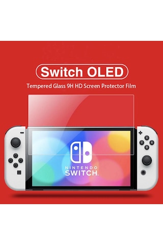 Nintendo Switch Oled Ekran Koruyucu Temperli Cam Premium Pro 9H