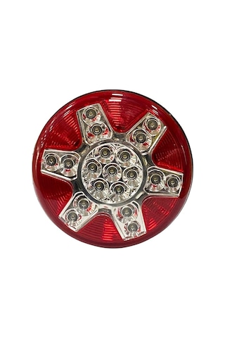 12v Geri Vites Lambası Ledli Yuvarlak 122 Mm Güleryüz Cobra-mıtsubıshı-otokar-temsa