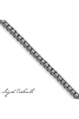 2.55 Karat Siyah Pirlanta 18 Ayar Siyah Altın