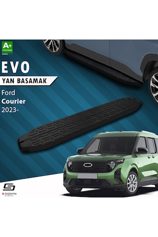 S-dizayn Ford Courier 2 Evo Siyah Yan Basamak 183 Cm 2023 Üzeri