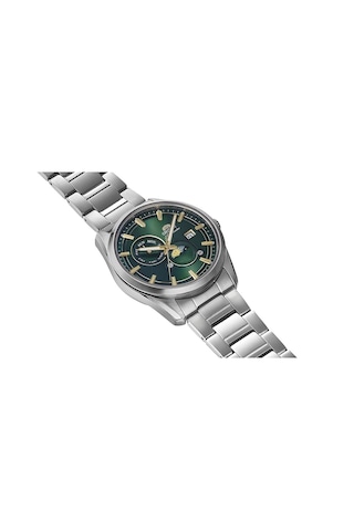 Orient Sun&moon Ra-ak0314e30b Kurmalı Otomatik Çelik Gri Yeşil Kadran 42 Mm Erkek Kol Saati