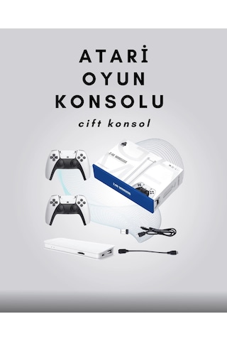 Mey İthalat 4k Destekli Bluetooth Retro Oyun Konsolu M15 Modeli
