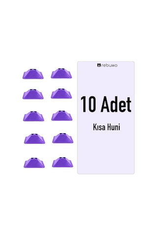 Antrenman Çanağı 10'lu Idman Çanağı Mor