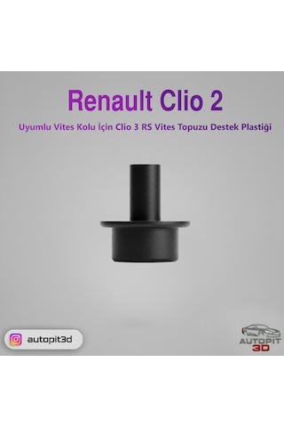 Renault Clio 2 Vites Kolu İçin Clio 3 Rs Vites Topuzu Destek Plastiği Siyah