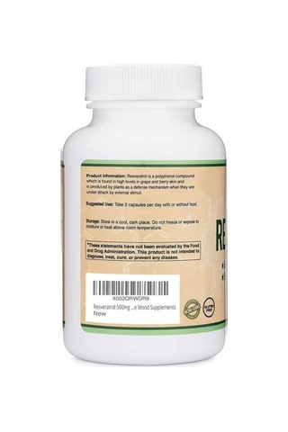 Double Wood Resveratrol - 500 Mg 120 Kapsül