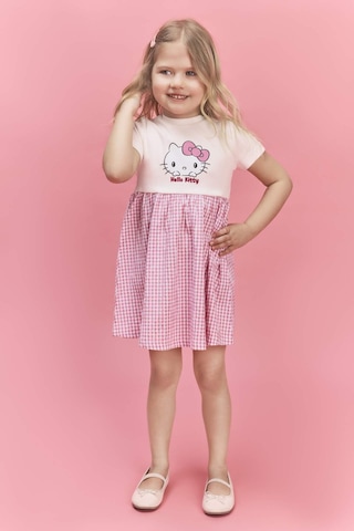 Defacto Hello Kıtty Fitilli Kaşkorse Elbise Kız Bebek H1208a526smer105 Ekru-er105
