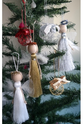 Yılbaşı Melekler 4 Adet Set