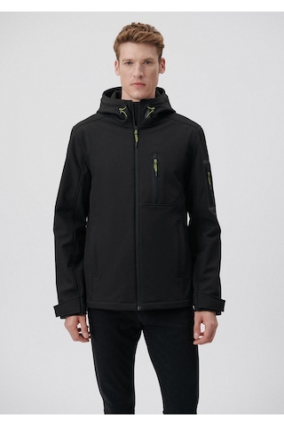 Mavi - Kapüşonlu Siyah Ceket 0110264-900 Siyah