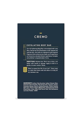 Cremo Palo Santo Arındırıcı Peeling Etkili Vücut Sabunu 142gr Odunsu
