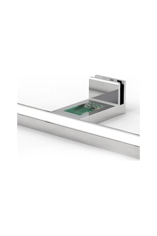 Padalink Banyo Duvar Lambası Led 8w 58cm Paslanmaz Çelik Ip44 6000k Beyaz Işık 90-265v Dolap Makyaj Aynası Işıklı Siyah