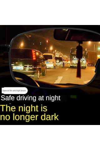 Sarı Gece Görüş Gözlükleri Sürüş İçin