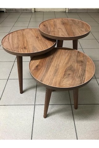3'Lü Zigon Sehpa 1.Sınıf Mdf Tabla (462519008)