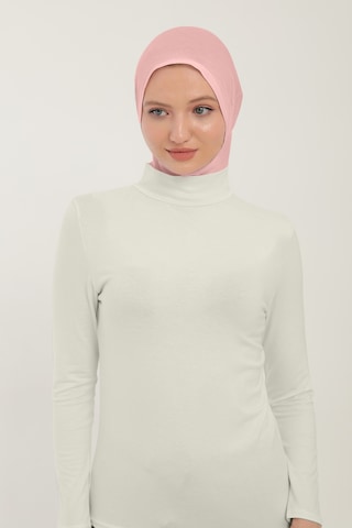 Sonbaharmoda Kadın Uzun Kollu Yarım Balıkçı Yakalı Penye Likralı Body -ekru Ekru