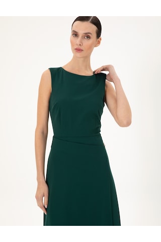 Pierre Cardin Kadın Koyu Yeşil Elbise Dokuma 50296887-vr079 Koyu Yeşil