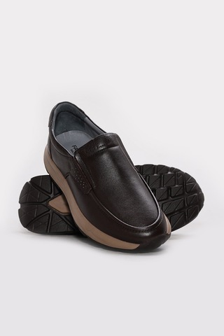 Fast Step Hakiki Deri Erkek Spor Ayakkabı 302ma530 Kahve