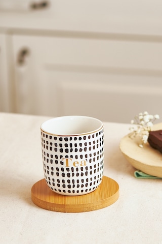 Emsan Tinytea 2 Parça New Bone Kupa Seti 200 Ml Siyah