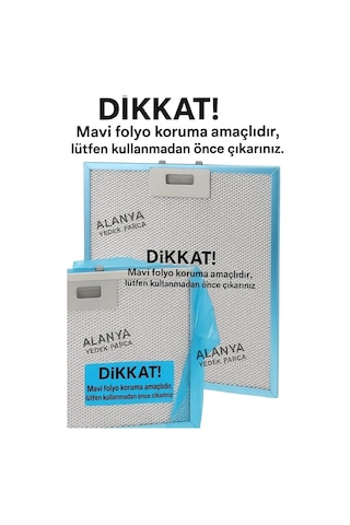 Elica Fa0287 Uyumlu Davlumbaz Metal Yağ Filtresi 330x260 Mm Gfa Ja Ch Garda 60 Çok Renkli