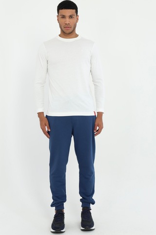 Dufy Erkek Regular Fit Bisiklet Yaka Beyaz Sweatshirt-25471