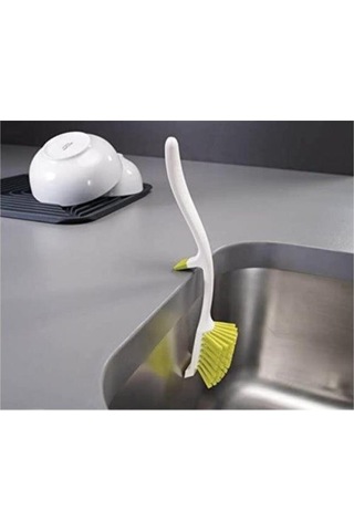 Joseph Joseph 85025 Kenar Bulaşık Fırçası Tabak İçin Beyaz Yeşil