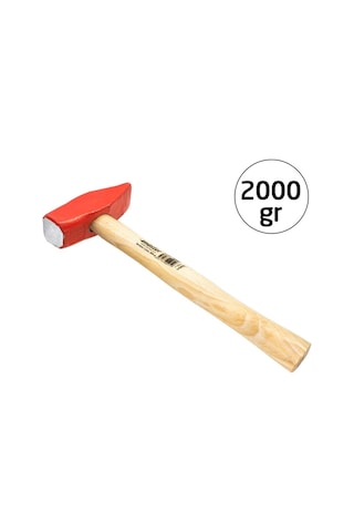 Master 500757 Ahşap Saplı Tesviyeci Çelik Çekiç - 2000 Gr