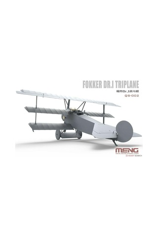 Meng Qs-016 1/32 Ölçek, Fokker Dr.ı Kızıl Baron Üç Kanatlı Savaş Uçağı, Plastik Model Kiti-50744