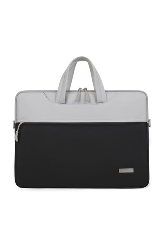 Ecruz City Oxford 15'' Laptop Apple Macbook Uyumlu Tablet Çantası Gri - Gümüş