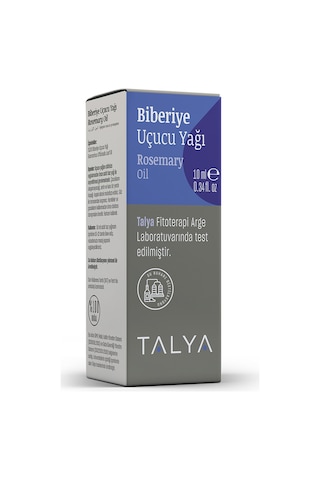 Talya %100 Saf ve Doğal Buhurdanlık ve Difüzör İçin Biberiye Uçucu Yağı 10 ML