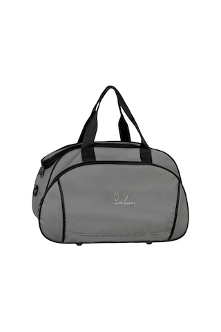 Galb Leather Modern Kumas Full Astarli Kopuklu El Ve Omuzda Tasinabilir Seyahat Ve Spor Cantasi Gri