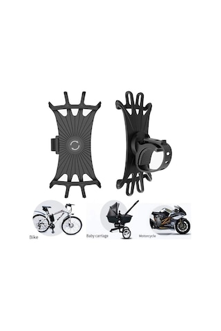 Larimar Silikon Esnek Bisiklet Telefon Tutucu - 9067154230425lmr Çok Renkli