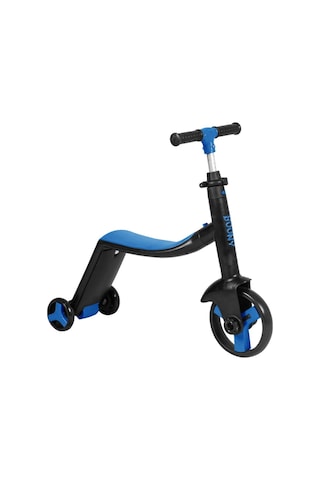 Boony Mavi Çocuk Scooter- Bisiklet 1 Ürün 3 Özellik 50 Kg Taşıma Kapasiteli Mavi
