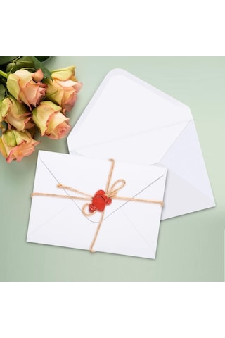 Roco Paper Beyaz Zarf 8x12 Cm 50 Adet