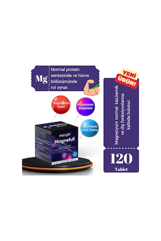 Maxigal Magnefull Magnezyum Vitamin 120 Tablet