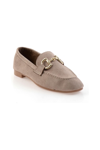 Vizon Kadın Loafer Ayakkabı K01688011002 Vizon