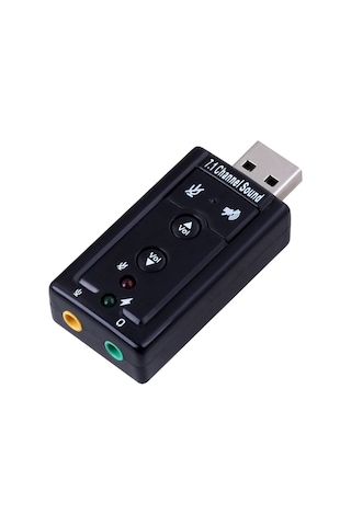 USB Virtual Sound 7.1 Kanal Harici Ses Kartı