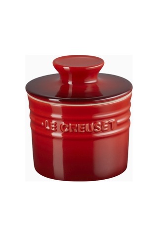 Le Creuset Seramik Lüks Tasarım Tereyağı Kabı Saklama Kapları Kırmızı