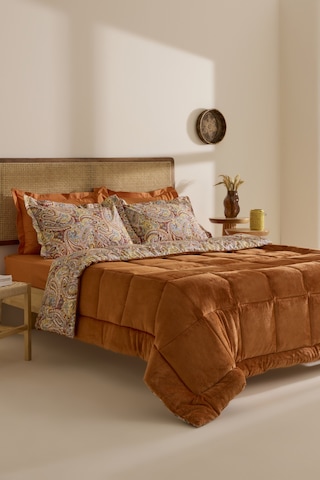 Karaca Home Sahran %100 Pamuk Wellsoft Çift Kişilik Comfort Set Orange Turuncu