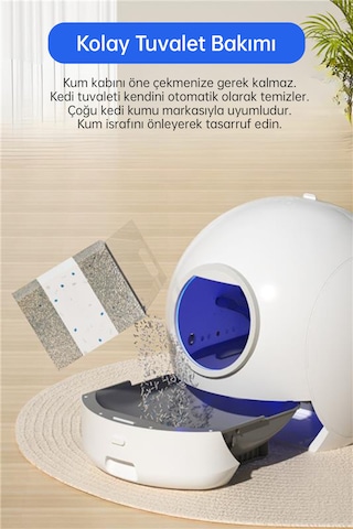 Els Pet S30 Pro 2. Nesil Otomatik Akıllı Kedi Tuvaleti