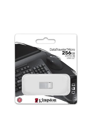 Kingston DataTraveler DTMC3G2 256 GB Micro USB Flash Bellek