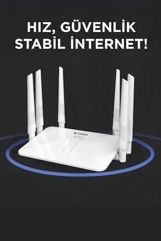 Torima WR50Q 2.4GHz 300Mbps Kablosuz Wifi Router Beyaz