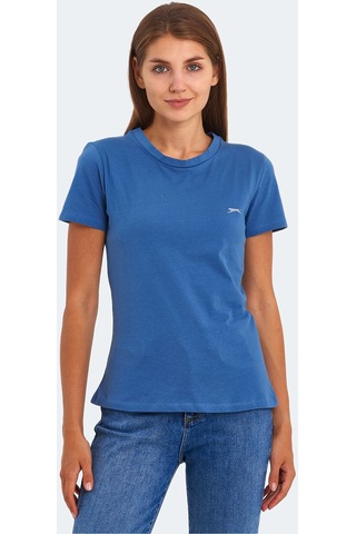 Slazenger KORNELI I Kadın Slim Fit Indigo Tişört