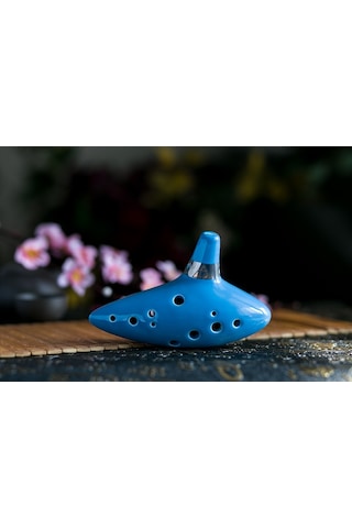Hermann Mayer Hmo12Bl Pro Seramik Alto Ocarina - Mavi