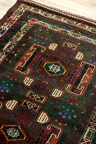 Anadolu El Dokuma Halısı -leh08579175044 Bordo - Yeşil