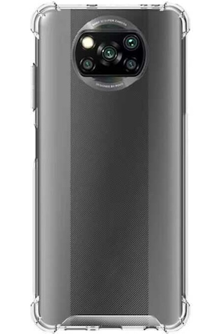 Xiaomi Poco X3 Kılıf Zore Nitro Anti Shock Silikon Renksiz