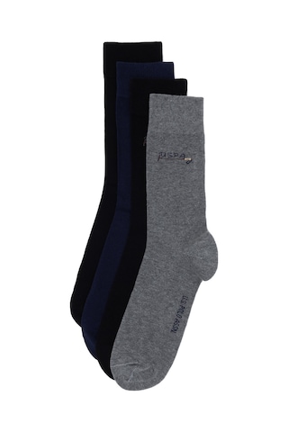 U.s. Polo Assn. Erkek Gri Melanj Çorap 50295700-vr086 Gri Melanj