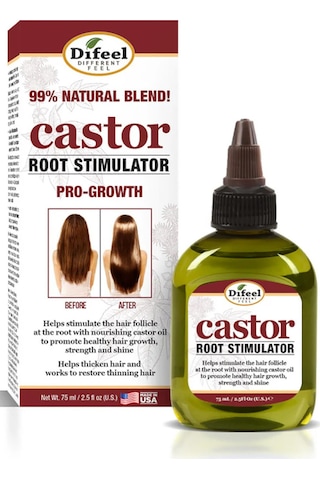 Difeel Castor Root Stimulator Saç Bakım Yağı 75ml