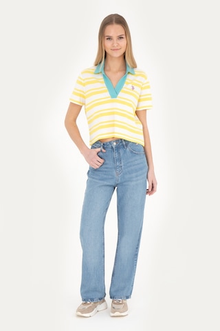 U.S. Polo Assn. Kadın Açık Mavi Loose Fit Jean Pantolon 50282798-DN0021